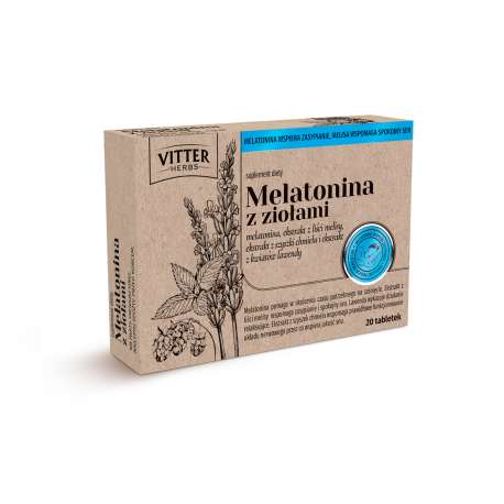 VITTER HERBS Melatonina 20 tabl. DIAGNOSIS