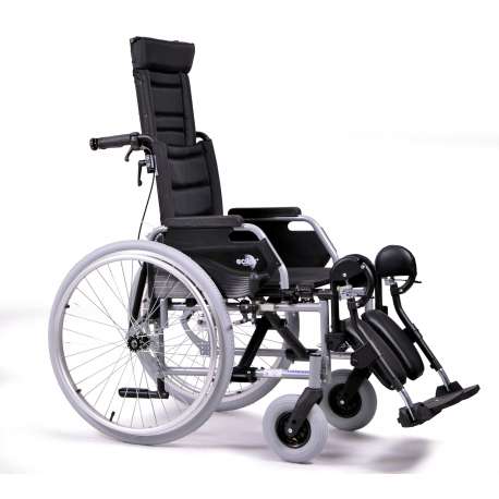 Wózek inwalidzki specjalny z odchylanym oparciem do 30° - VERMEIREN