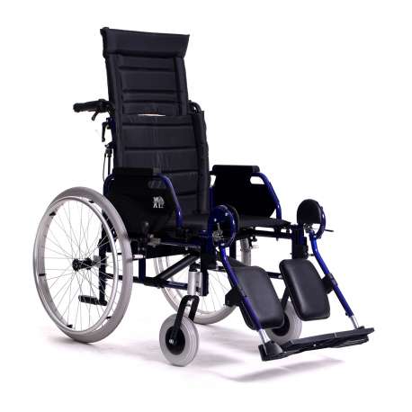 Wózek inwalidzki specjalny - aluminiowy z odchylanym oparciem do 90° ECLIPSX4 90° VERMEIREN