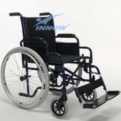W874V 50 – Wózek inwalidzki – szerokie siedzisko 50 cm, wzmocniony do 150 kg INNOW