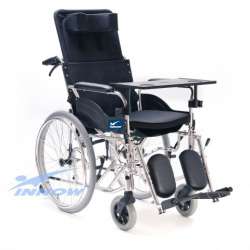 WU1L – Wózek inwalidzki – leżakowy z podwyższonym i odchylanym oparciem INNOW