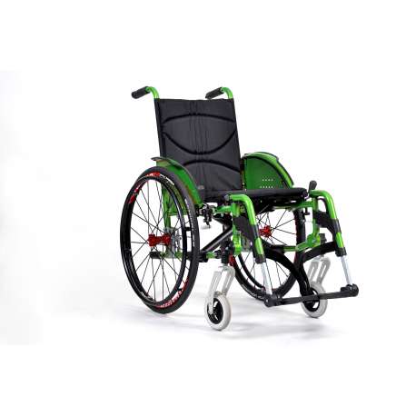 Wózek inwalidzki, wykonany ze stopów lekkich V200 GO VERMEIREN