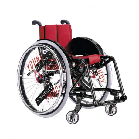 Wózek inwalidzki ze stopów lekkich X2 JUNIOR MEYRA