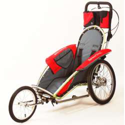 Wózek inwalidzki Kozlik Baby Country czerwony Benecykl