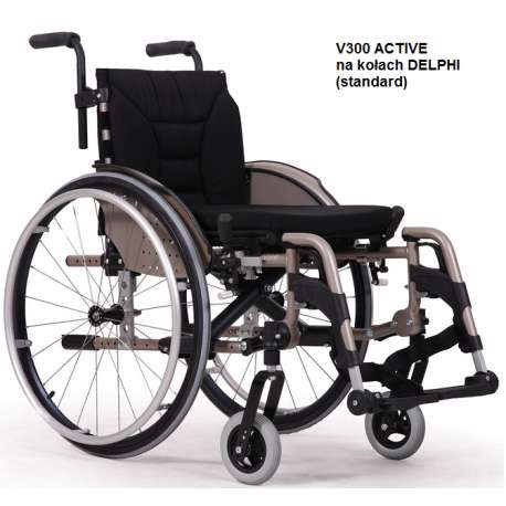 Wózek inwalidzki ze stopów lekkich V300 ACTIVE XXL VERMEIREN