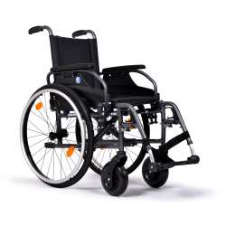 Wózek inwalidzki wykonany ze stopów lekkich szerokość siedziska 52 cm D200 VERMEIREN