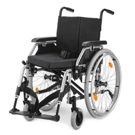 Wózek inwalidzki Eurochair2 z hamulcami bębnowymi dla opiekuna