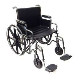 Wózek inwalidzki stalowy wzmocniony BIG-TIM (maks. obciąż 225 kg) TIMAGO