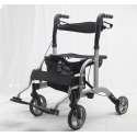 Chodzik Alu 3in1, aluminiowy, składany z funkcją wózka