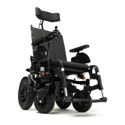Wózek inwalidzki specjalny z napędem elektrycznym terenowy TURIOS VERMEIREN - wyposażony w zagłówek ortopedyczny