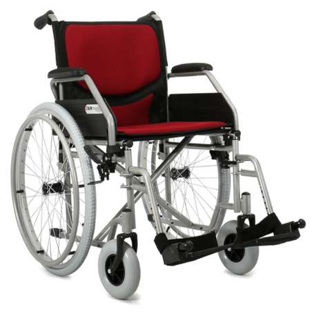 Wózek inwalidzki stalowy ELEGANT AR-403 ARMEDICAL - czerwony