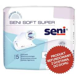 Podkłady higieniczne Seni Soft Super 40x60 cm 5 szt. TZMO opakowanie