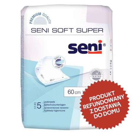 Podkłady higieniczne Seni Soft Super 60x60 cm TZMO opakowanie