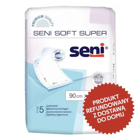 Podkłady higieniczne Seni Soft Super 90x60 cm 5 szt. TZMO opakowanie