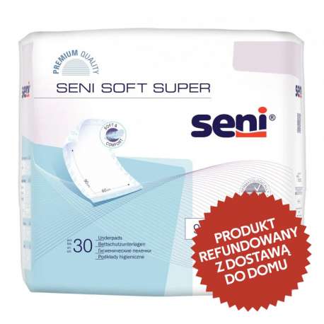 Podkłady higieniczne Seni Soft Super 90x60 cm 30 szt. TZMO opakowanie