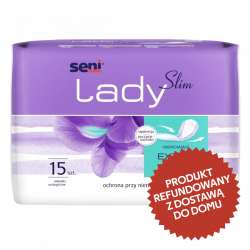 Wkładki urologiczne dla kobiet Seni Lady Slim Extra 15 szt. TZMO opakowanie