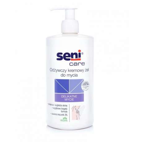 Kremowy żel do mycia ciała Seni Care - 3% mocznika 500 ml TZMO