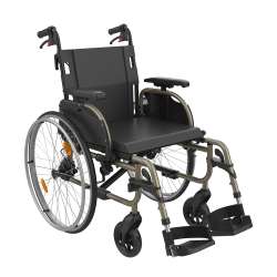 Wózek inwalidzki aluminiowy do 140 kg ICON 20 REHASENSE z hamulcami