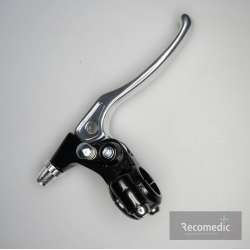 Sklep medyczny -Hamulec ręczny na jedną linkę, z blokadą, na rurę 22mm/25mm prawy RECOMEDIC- Hamulce do wózków- Tanio