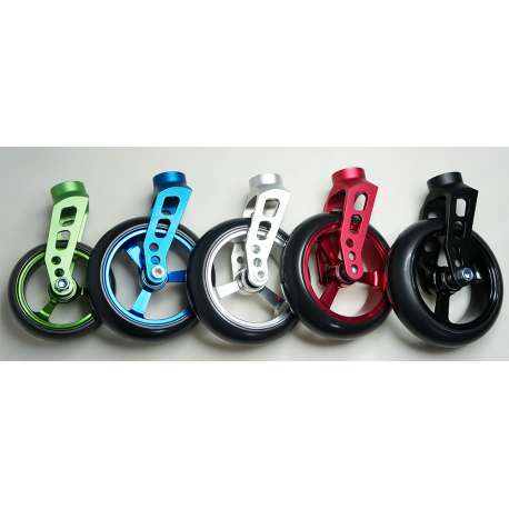 Sklep medyczny - Widelec aluminiowy do kół wózka inwalidzkiego o średnicy 117 mm różne kolory -RECOMEDIC- Niska cena
