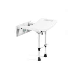 Sklep medyczny - Taboret prysznicowy dla niepełnosprawnych przyścienny składany JMC-C 5105 -TIMAGO- wyposażenie łazienki-Tanio
