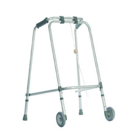 Sklep - Aluminiowy balkonik rehabilitacyjny do chodzenia - REHAFUND - chodzik dla dorosłych niepełnosprawnych - cena - Ref nfz