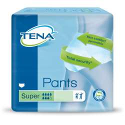 Sklep medyczny - Majtki chłonne dla dorosłych Tena Pants Super M 12 szt - środki absorpcyjne SCA - Refundacja NFZ!!! Niska cena!